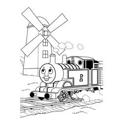 Dibujo para colorear: Train / Locomotive (Transporte) #135241 - Dibujos para Colorear e Imprimir Gratis
