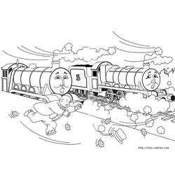 Dibujo para colorear: Train / Locomotive (Transporte) #135246 - Dibujos para Colorear e Imprimir Gratis