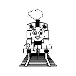 Dibujo para colorear: Train / Locomotive (Transporte) #135254 - Dibujos para Colorear e Imprimir Gratis