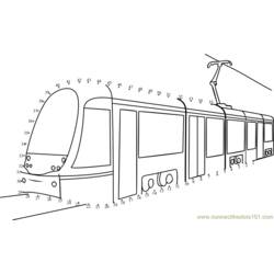 Dibujo para colorear: Tramway (Transporte) #145586 - Dibujos para colorear