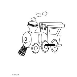 Dibujo Tren / Locomotora (Transporte) #135077 para imprimir y colorear