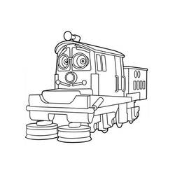 Dibujo Tren / Locomotora (Transporte) #135097 para imprimir y colorear