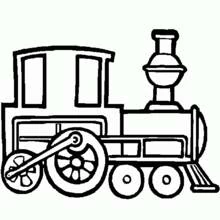 Dibujo Tren / Locomotora (Transporte) #135114 para imprimir y colorear