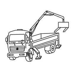 Dibujo para colorear: Truck (Transporte) #135533 - Dibujos para colorear