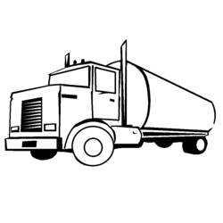 Dibujo para colorear: Truck (Transporte) #135536 - Dibujos para colorear