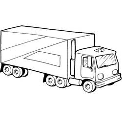 Dibujo para colorear: Truck (Transporte) #135537 - Dibujos para colorear