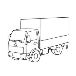 Dibujo para colorear: Truck (Transporte) #135538 - Dibujos para colorear