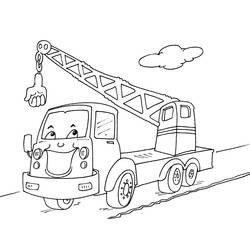 Dibujo para colorear: Truck (Transporte) #135546 - Dibujos para colorear
