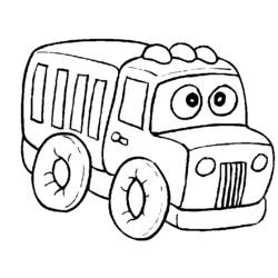 Dibujo para colorear: Truck (Transporte) #135549 - Dibujos para Colorear e Imprimir Gratis