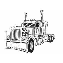 Dibujo para colorear: Truck (Transporte) #135552 - Dibujos para colorear