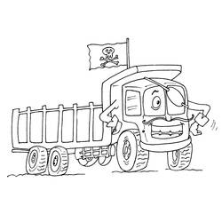 Dibujo para colorear: Truck (Transporte) #135558 - Dibujos para Colorear e Imprimir Gratis