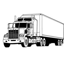 Dibujo para colorear: Truck (Transporte) #135560 - Dibujos para colorear