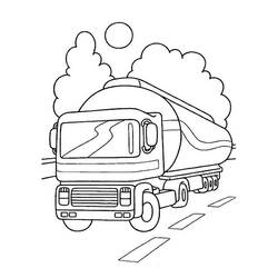 Dibujo para colorear: Truck (Transporte) #135573 - Dibujos para Colorear e Imprimir Gratis