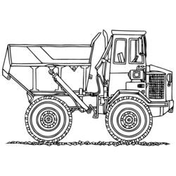 Dibujo para colorear: Truck (Transporte) #135577 - Dibujos para colorear