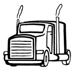 Dibujo para colorear: Truck (Transporte) #135578 - Dibujos para Colorear e Imprimir Gratis