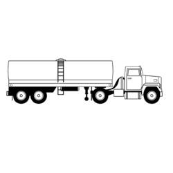 Dibujo para colorear: Truck (Transporte) #135605 - Dibujos para Colorear e Imprimir Gratis