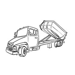 Dibujo para colorear: Truck (Transporte) #135613 - Dibujos para Colorear e Imprimir Gratis
