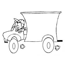 Dibujo para colorear: Truck (Transporte) #135628 - Dibujos para Colorear e Imprimir Gratis