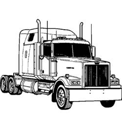 Dibujo para colorear: Truck (Transporte) #135648 - Dibujos para Colorear e Imprimir Gratis