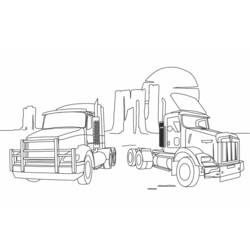 Dibujo para colorear: Truck (Transporte) #135676 - Dibujos para Colorear e Imprimir Gratis
