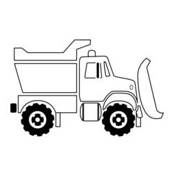Dibujo para colorear: Truck (Transporte) #135681 - Dibujos para Colorear e Imprimir Gratis