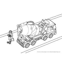 Dibujo para colorear: Truck (Transporte) #135682 - Dibujos para Colorear e Imprimir Gratis