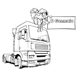 Dibujo para colorear: Truck (Transporte) #135696 - Dibujos para Colorear e Imprimir Gratis