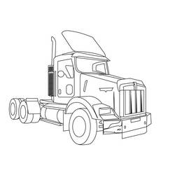 Dibujo para colorear: Truck (Transporte) #135697 - Dibujos para Colorear e Imprimir Gratis