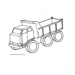 Dibujo para colorear: Truck (Transporte) #135710 - Dibujos para Colorear e Imprimir Gratis