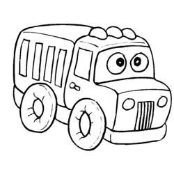 Dibujo para colorear: Truck (Transporte) #135714 - Dibujos para Colorear e Imprimir Gratis