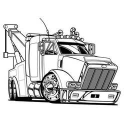 Dibujo para colorear: Truck (Transporte) #135729 - Dibujos para colorear
