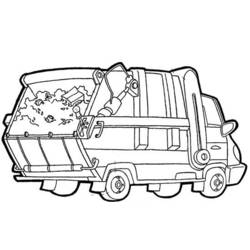 Dibujo para colorear: Truck (Transporte) #135732 - Dibujos para colorear