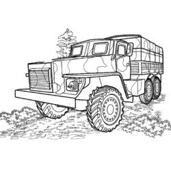 Dibujo para colorear: Truck (Transporte) #135735 - Dibujos para Colorear e Imprimir Gratis