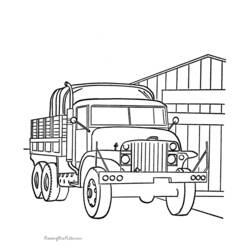 Dibujo para colorear: Truck (Transporte) #135737 - Dibujos para Colorear e Imprimir Gratis