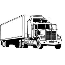 Dibujo para colorear: Truck (Transporte) #135739 - Dibujos para colorear