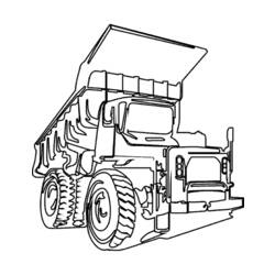 Dibujo para colorear: Truck (Transporte) #135741 - Dibujos para Colorear e Imprimir Gratis