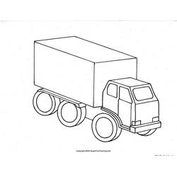Dibujo para colorear: Truck (Transporte) #135761 - Dibujos para Colorear e Imprimir Gratis