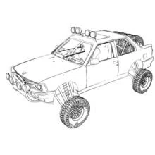 Dibujo Vehículos 4x4 (Transporte) #145976 para imprimir y colorear