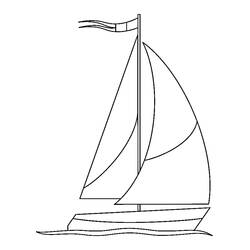 Dibujos para colorear: Velero - Dibujos para Colorear e Imprimir Gratis