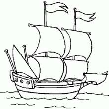 Dibujo Velero (Transporte) #143631 para imprimir y colorear