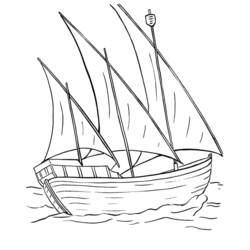 Dibujo Velero (Transporte) #143634 para imprimir y colorear