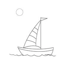 Dibujo Velero (Transporte) #143702 para imprimir y colorear