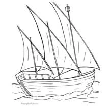 Dibujo Velero (Transporte) #143735 para imprimir y colorear