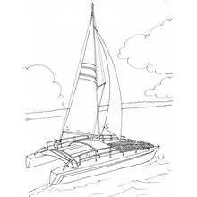 Dibujo Velero (Transporte) #143748 para imprimir y colorear
