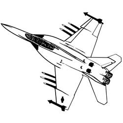 Dibujo para colorear: War Planes (Transporte) #141056 - Dibujos para colorear