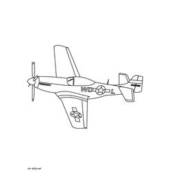 Dibujo para colorear: War Planes (Transporte) #141096 - Dibujos para colorear