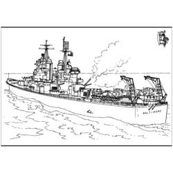 Dibujo para colorear: Warship (Transporte) #138515 - Dibujos para colorear