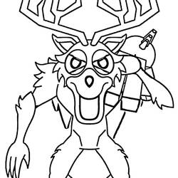 Dibujo 99 Noches en el Bosque (Videojuegos) #221571 para imprimir y colorear