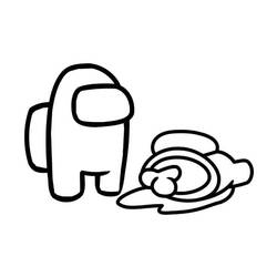 Dibujo para colorear: Among Us (Videojuegos) #171901 - Dibujos para Colorear e Imprimir Gratis