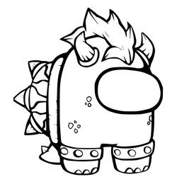 Dibujo Among Us (Videojuegos) #171925 para imprimir y colorear